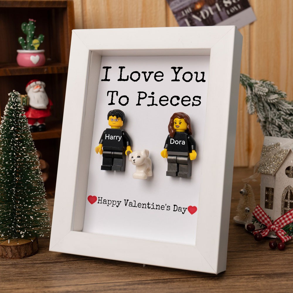 Personalized Couple Figures With Name For Boyfriend Girlfriend Husband Wife Valentine's Day Gift