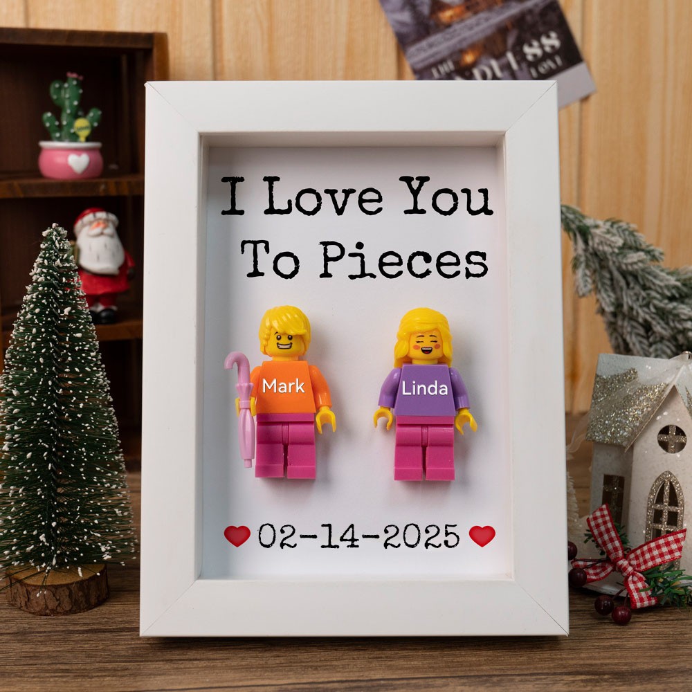 Personalized Couple Figures With Name For Boyfriend Girlfriend Husband Wife Valentine's Day Gift
