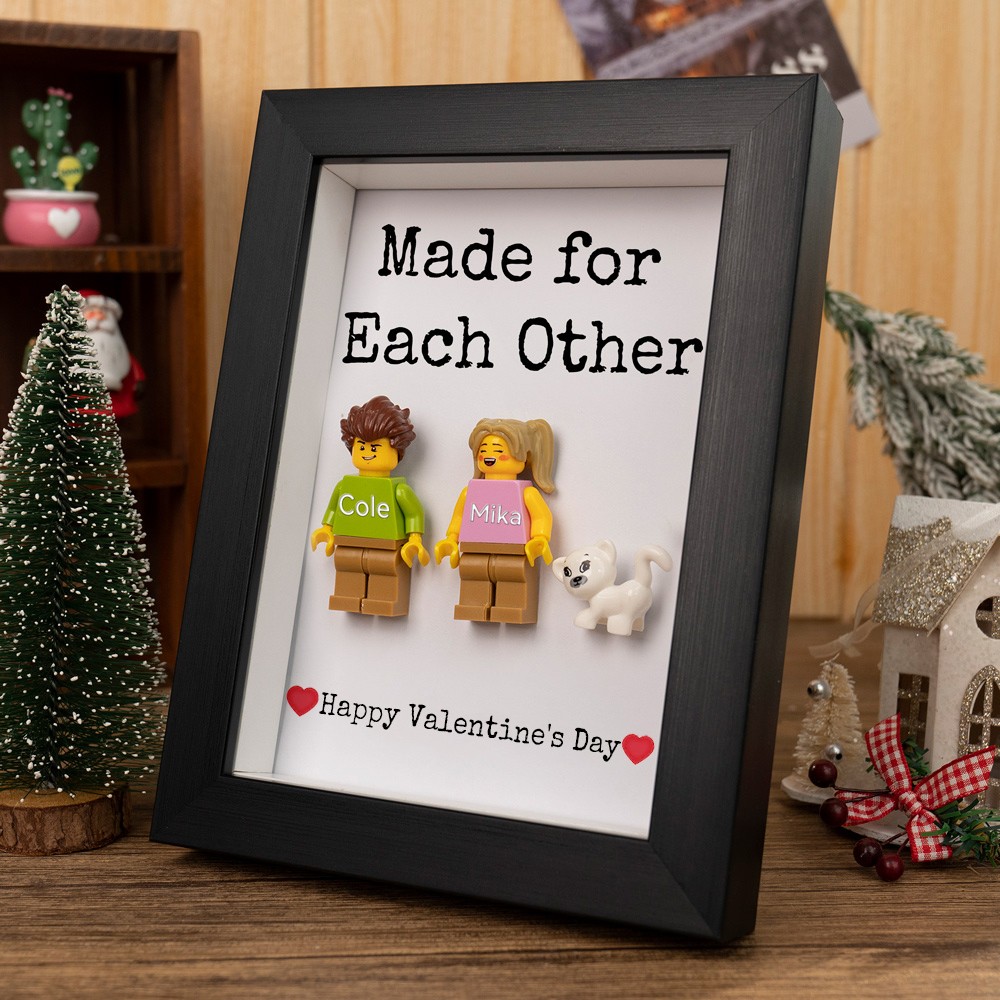 Personalized Couple Figures With Name For Boyfriend Girlfriend Husband Wife Valentine's Day Gift