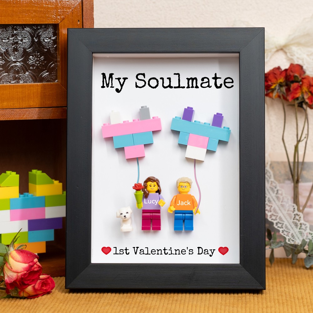 Personalized Couple Name Figures For Boyfriend Girlfriend Valentine's Day Gift