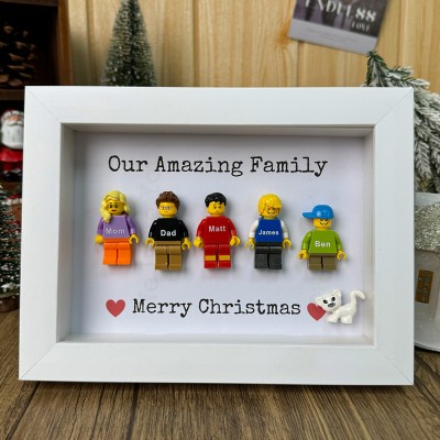 Personalized Name Figures Frame For Family Christmas Gift Ideas