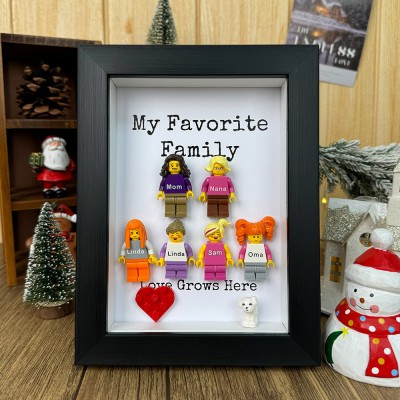 Personalized Name Figures Frame For Family Christmas Gift Ideas