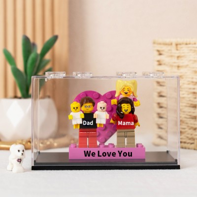 Custom Mom and Kids Minifigures Box For Mom Mother's Day Gift