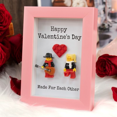 Personalized Couple Figures With Name For Boyfriend Girlfriend Husband Wife Valentine's Day Gift