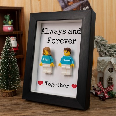 Personalized Couple Figures With Name For Boyfriend Girlfriend Husband Wife Valentine's Day Gift