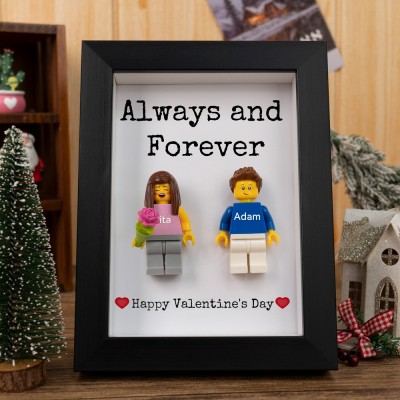 Personalized Couple Figures With Name For Boyfriend Girlfriend Husband Wife Valentine's Day Gift