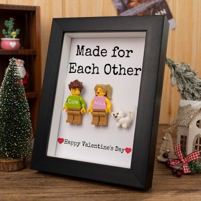 Personalized Couple Figures With Name For Boyfriend Girlfriend Husband Wife Valentine's Day Gift