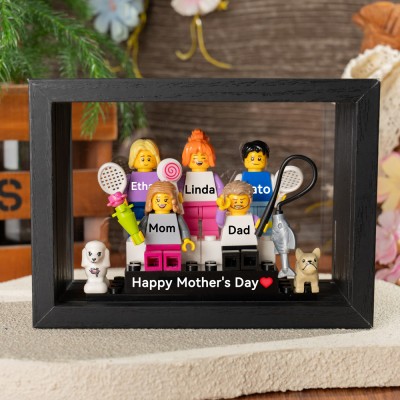 Custom Mom and Kids Minifigures For Mom Mother's Day Gift