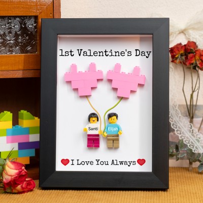 Personalized Couple Name Figures For Boyfriend Girlfriend Valentine's Day Gift