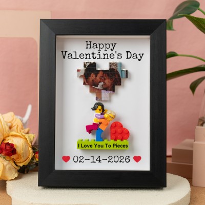 Personalized Couple Figures Frame For Boyfriend Girlfriend Valentine's Day Gift