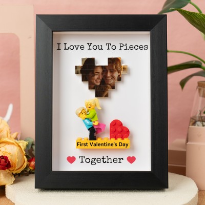 Personalized Couple Figures Frame For Boyfriend Girlfriend Valentine's Day Gift
