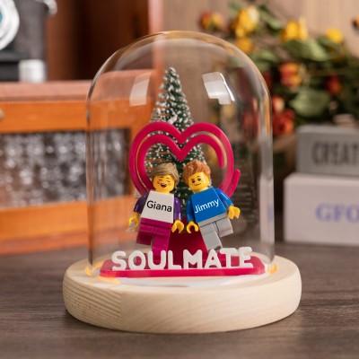 Custom Names Figures Gift for Couples Girlfriend Boyfriend Christmas Gift
