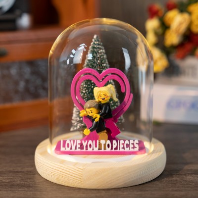Custom Names Figures Gift for Couples Girlfriend Boyfriend Christmas Gift