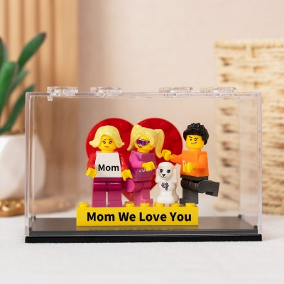 Custom Minifigures With Kids Name For Mom Mother's Day Gift
