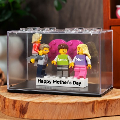Custom Minifigures With Kids Name For Mom Mother's Day Gift