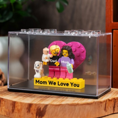Custom Minifigures With Kids Name For Mom Mother's Day Gift