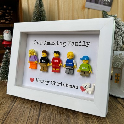Personalized Name Figures Frame For Family Christmas Gift Ideas
