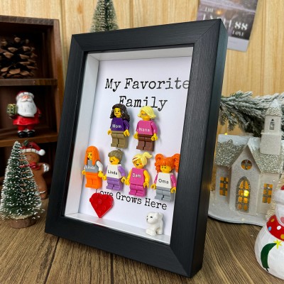 Personalized Name Figures Frame For Family Christmas Gift Ideas