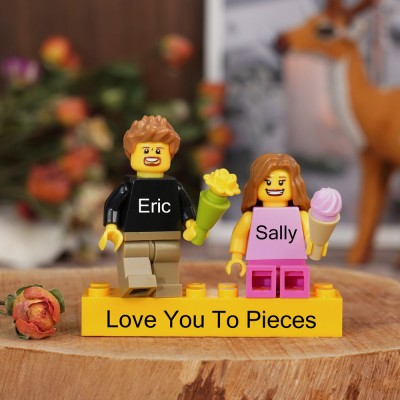 Custom Name Couple Figure For Girlfriend Boyfriend Gift