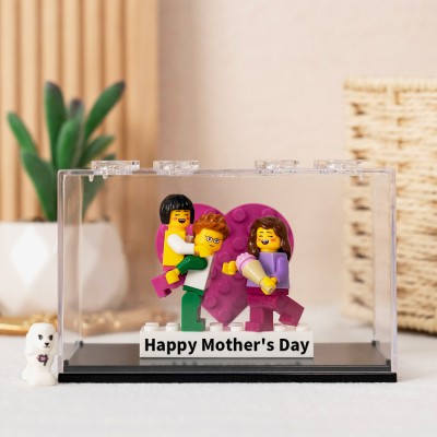 Custom Minifigures With Kids Name For Mom Mother's Day Gift