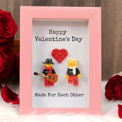 Personalized Couple Figures With Name For Boyfriend Girlfriend Husband Wife Valentine's Day Gift