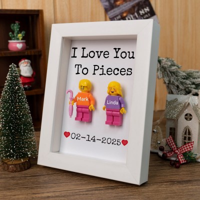 Personalized Couple Figures With Name For Boyfriend Girlfriend Husband Wife Valentine's Day Gift