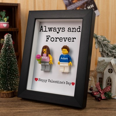 Personalized Couple Figures With Name For Boyfriend Girlfriend Husband Wife Valentine's Day Gift