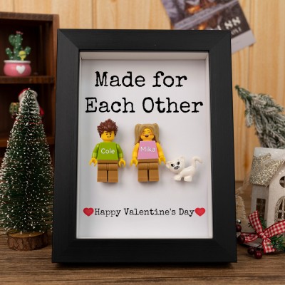 Personalized Couple Figures With Name For Boyfriend Girlfriend Husband Wife Valentine's Day Gift