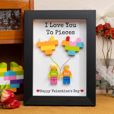 Personalized Couple Name Figures For Boyfriend Girlfriend Valentine's Day Gift