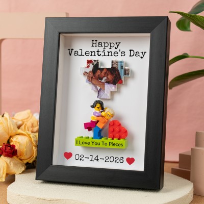 Personalized Couple Figures Frame For Boyfriend Girlfriend Valentine's Day Gift