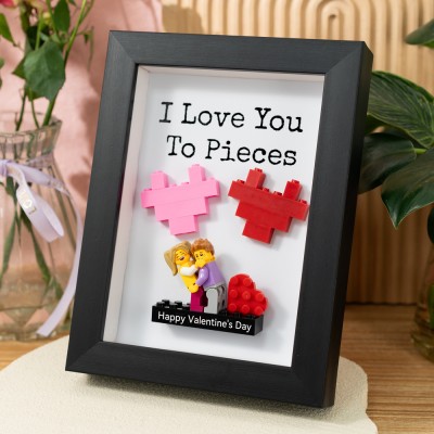 Personalized Couple Figures Frame For Boyfriend Girlfriend Valentine's Day Gift