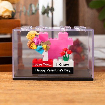I Love You... I Know Customized Couple Figures For Boyfriend Girlfriend Husband Wife Valentine's Day Gift