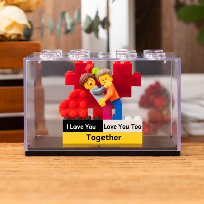I Love U Love U Too Customized Couple Figures For Boyfriend Girlfriend Husband Wife Valentine's Day Gift