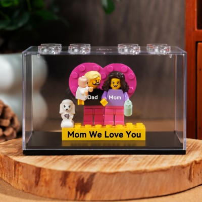 Custom Minifigures With Kids Name For Mom Mother's Day Gift